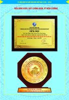 Chương trình Tôn Vinh Thương Hiệu xuất sắc vì sự nghiệp bảo tồn di sản văn hóa Việt Nam